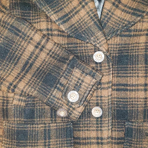 Woolrich Jackets & Blazers - Woolrich Norwood Wool Heritage Plaid Pea Coat